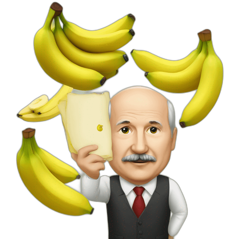 Lukashenko and Bananas emoji