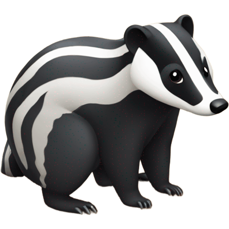 Badger on the beach emoji