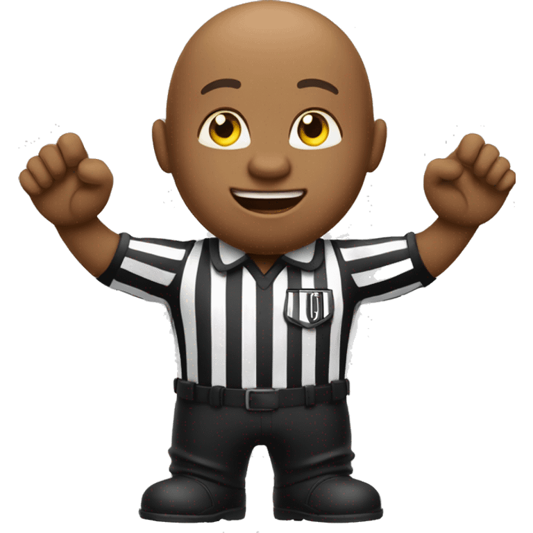 football referee giving it's good sign emoji