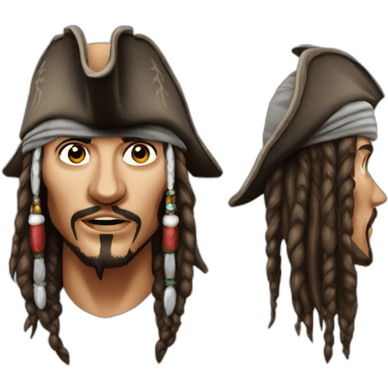 frozen jack sparrow emoji