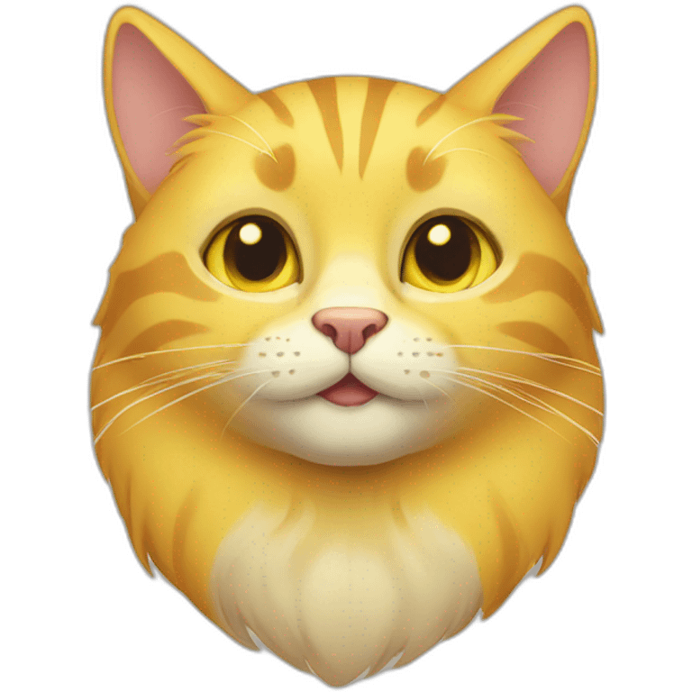 YELLOW CAT emoji