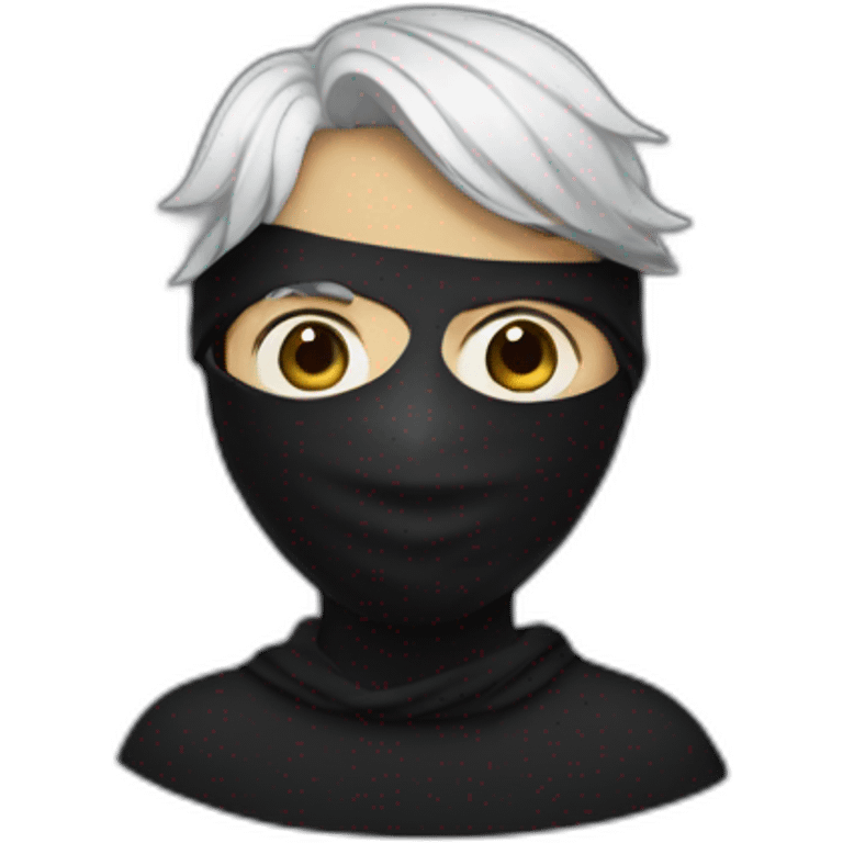 masked boy emoji