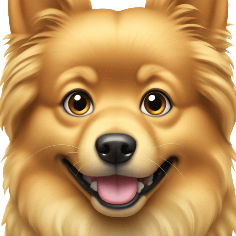 spitz dog golden emoji