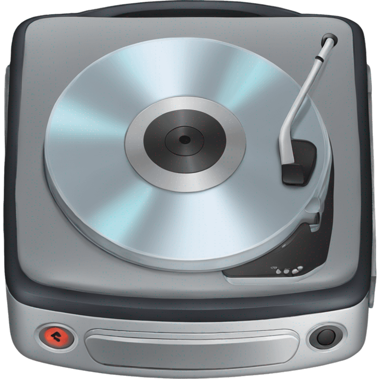 Portable CD player emoji