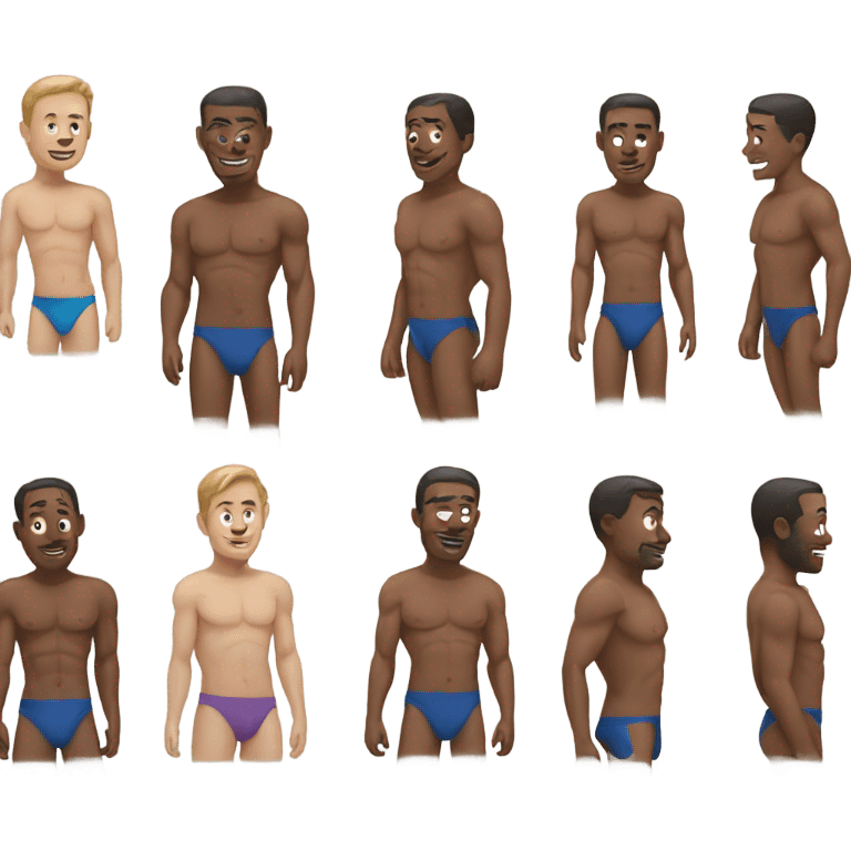 Man in speedo emoji