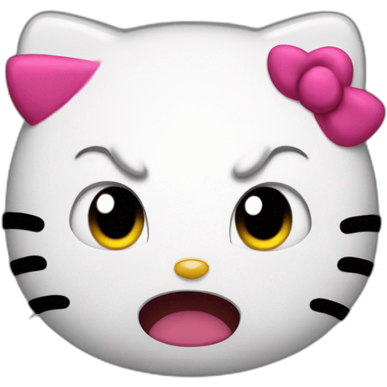 hello kitty angry emoji