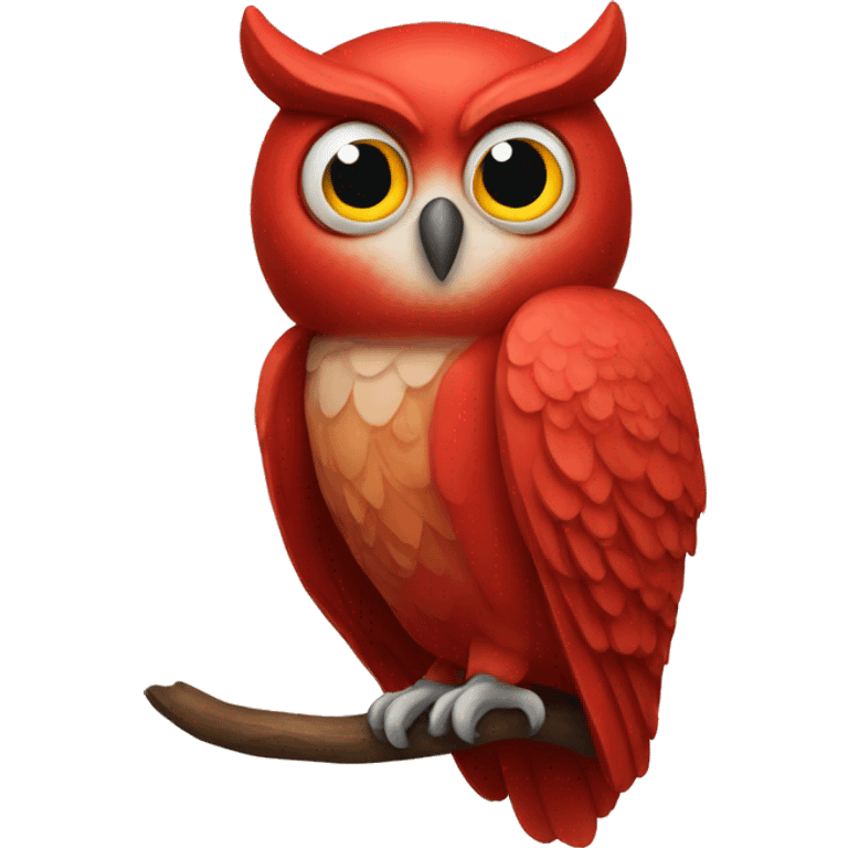 red owl emoji