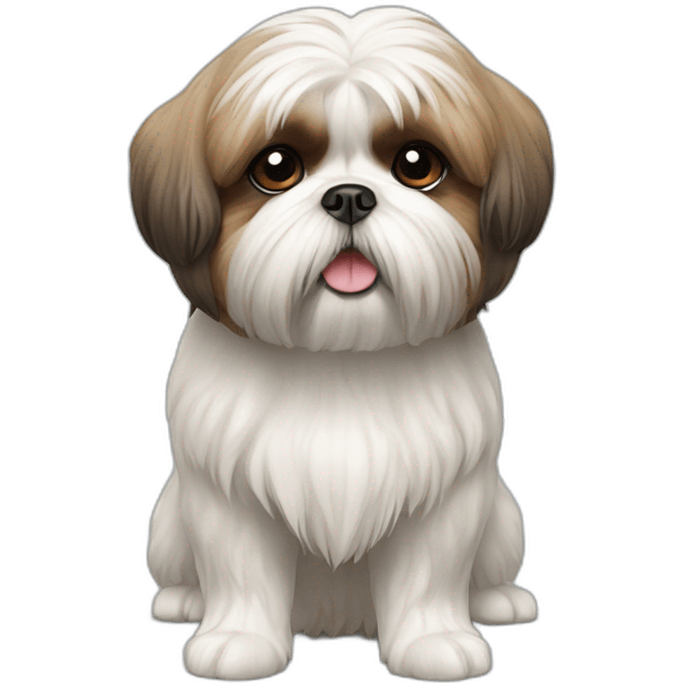 Dog Shih Tzu full-height emoji