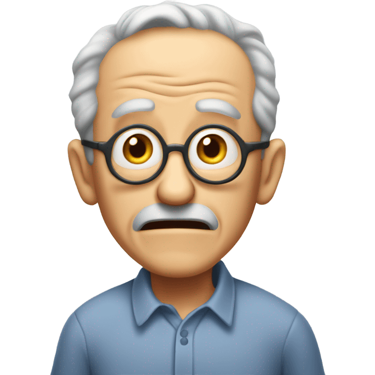  Old man farting emoji