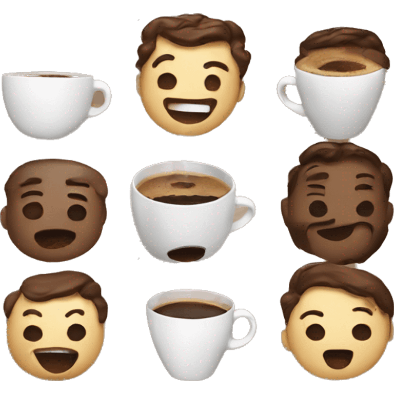 Coffee with friends  emoji