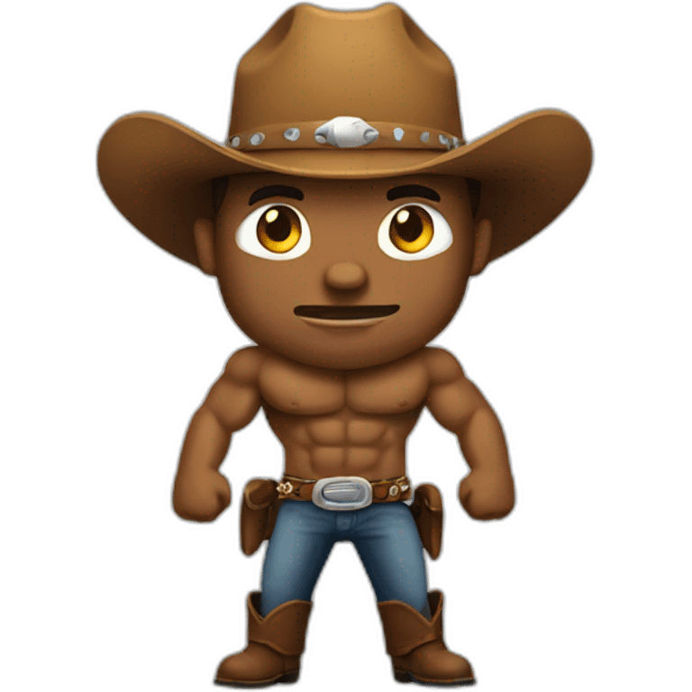 Muscular-Cowboy emoji