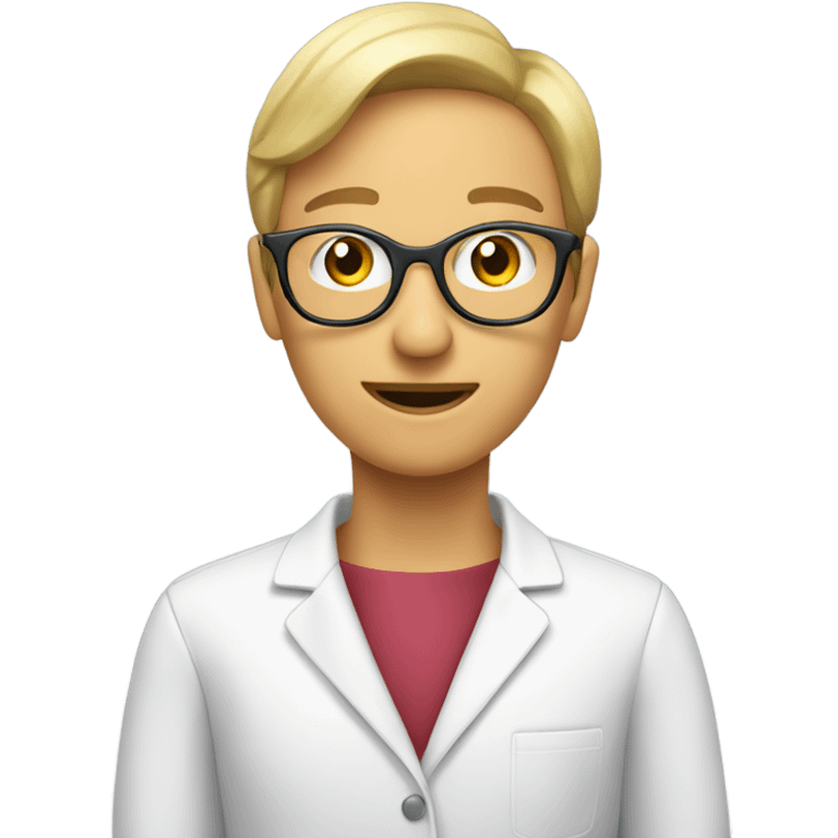 Psychologist conducting webinars emoji