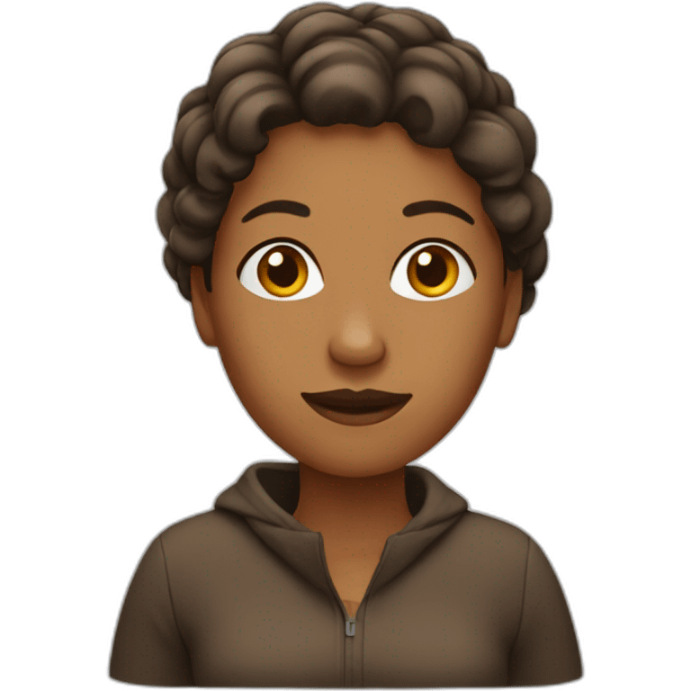 Brown woman  emoji