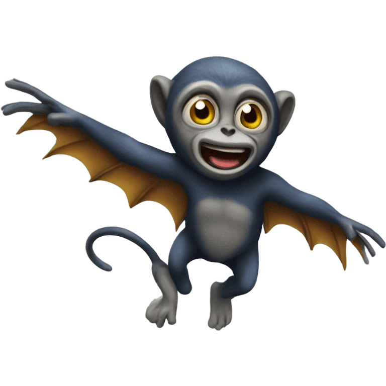 Flying monkeys  emoji