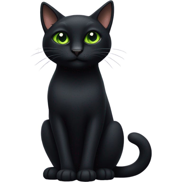 Cat black emoji