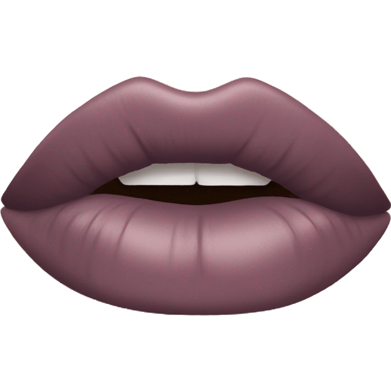 Mauve lipstick emoji