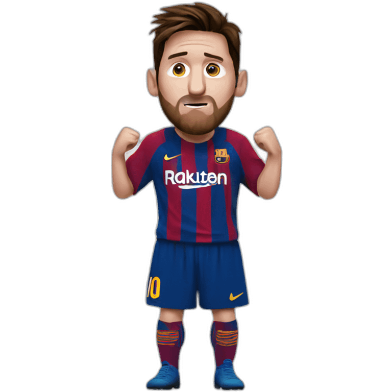 Messi Shrug emoji