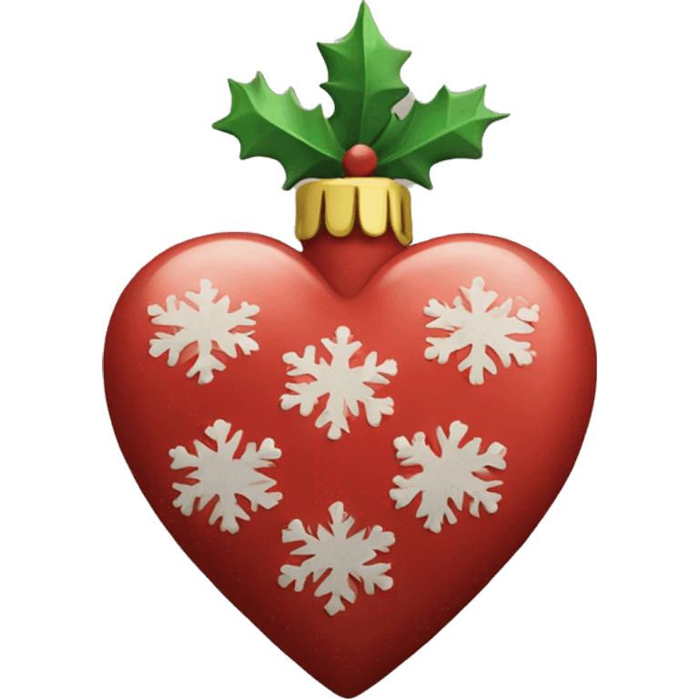 christmas heart emoji