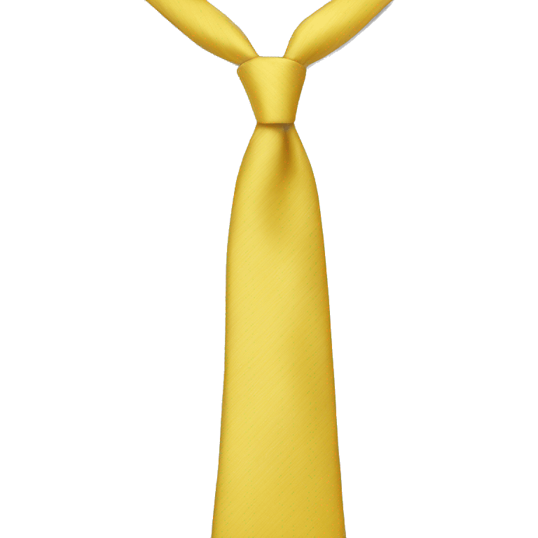 YELLOW TIE  emoji