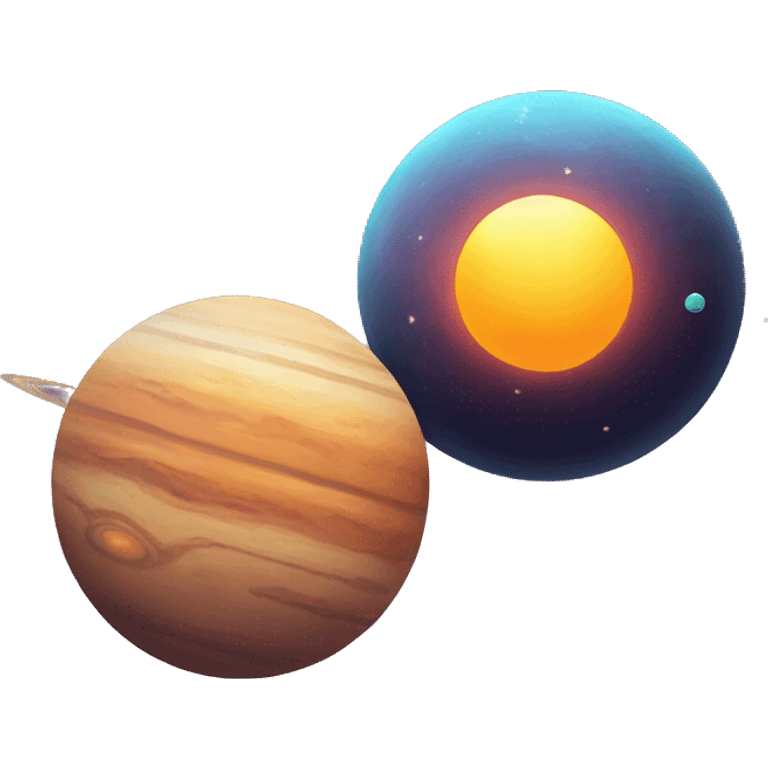 two planets emoji