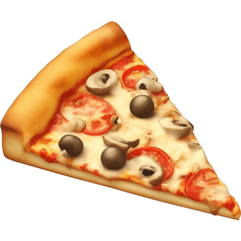 a slice of murshroom pizza emoji