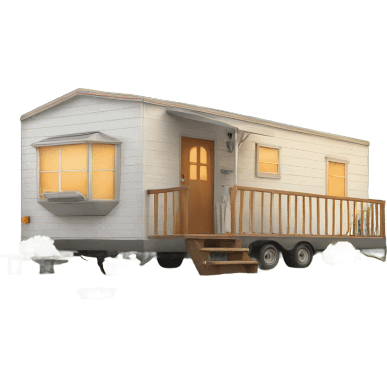 Trailer home emoji