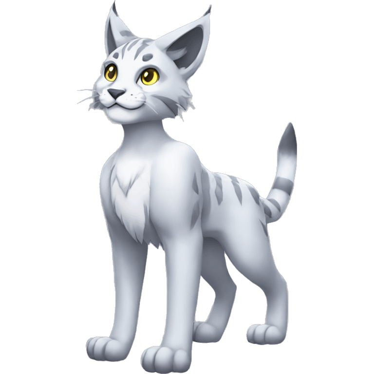 Lynx-Fakemon full body emoji