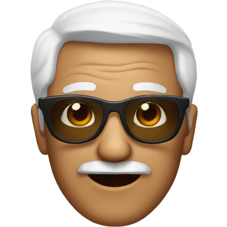 Grandpa with sunglasses  emoji