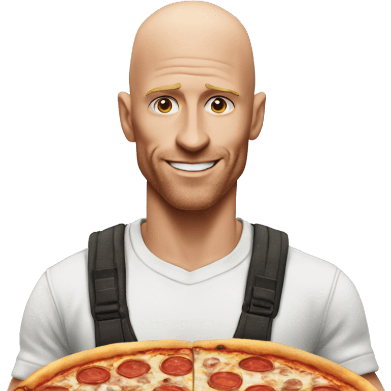 Johnny Sins delivering pizza emoji