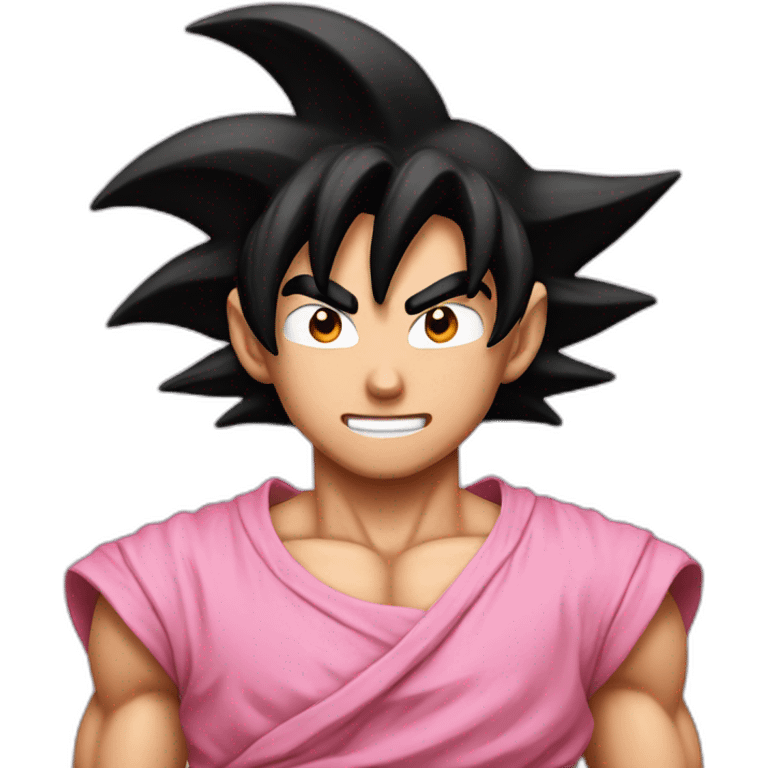 Pink Goku emoji