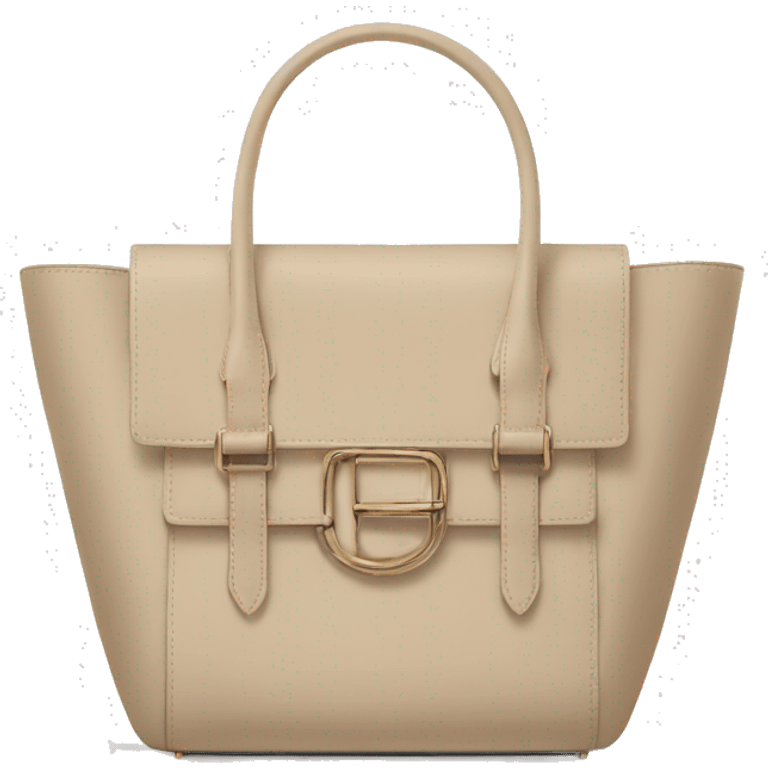 Beige charles and keith bag emoji