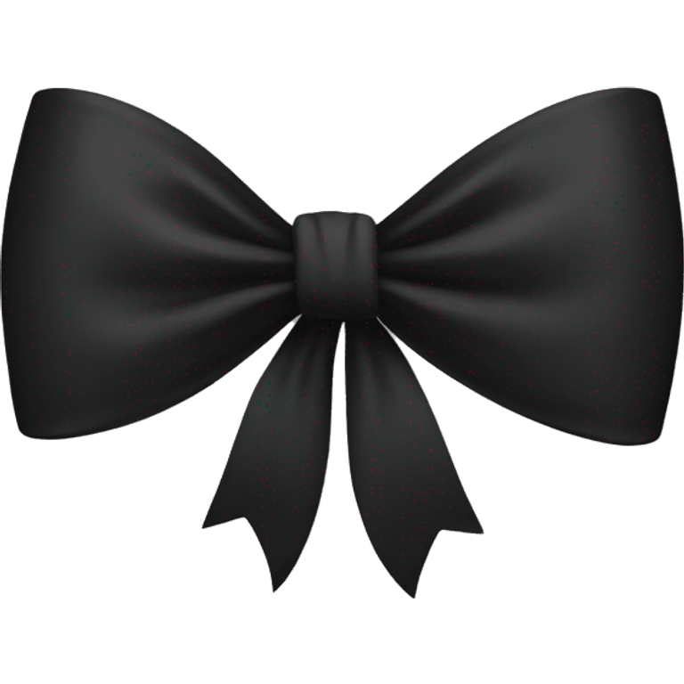 Black Bow  emoji