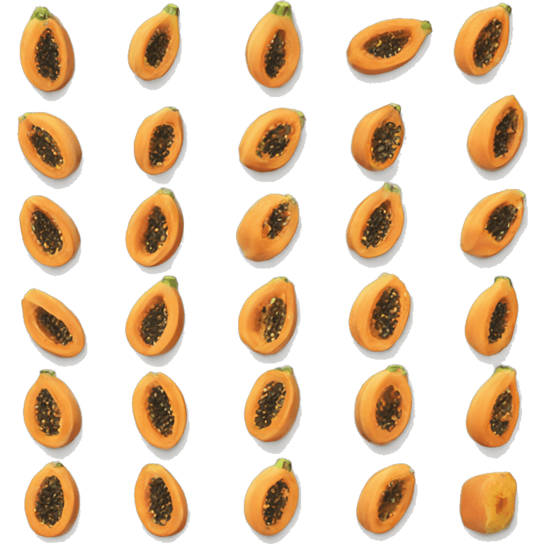 papaya emoji