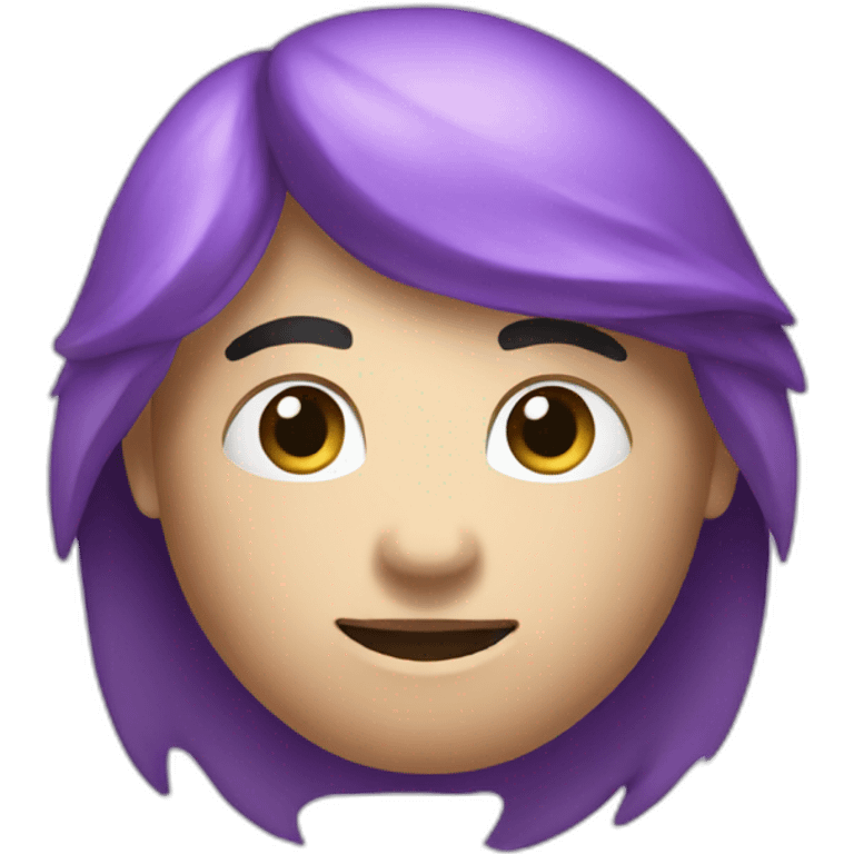 link emoji but filled with a purple gradient emoji