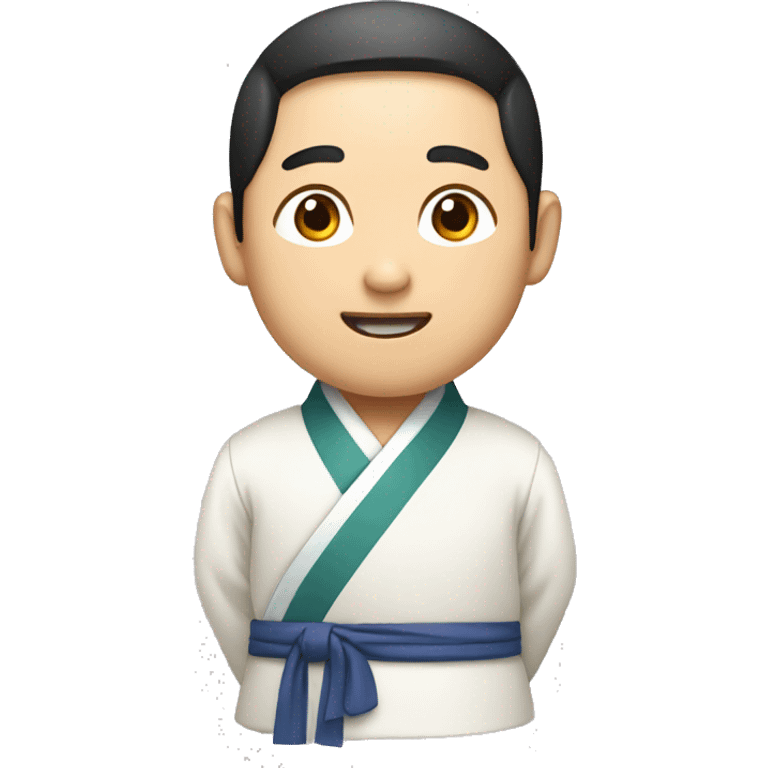 Hanbok korean man emoji