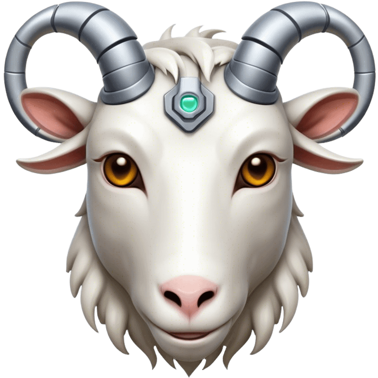 Cyborg Goat  emoji