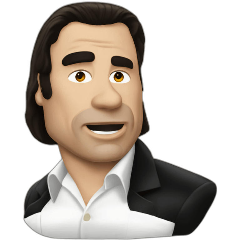 John travolta pulp fiction emoji