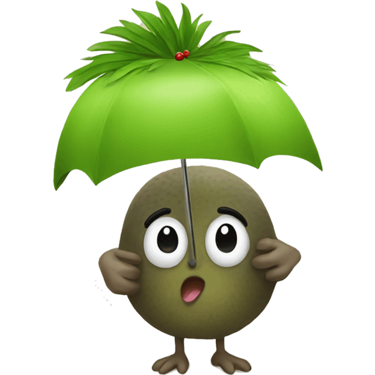 summer kiwi Christmas  emoji