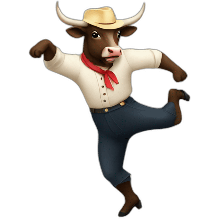 Spanish Bull dancing emoji