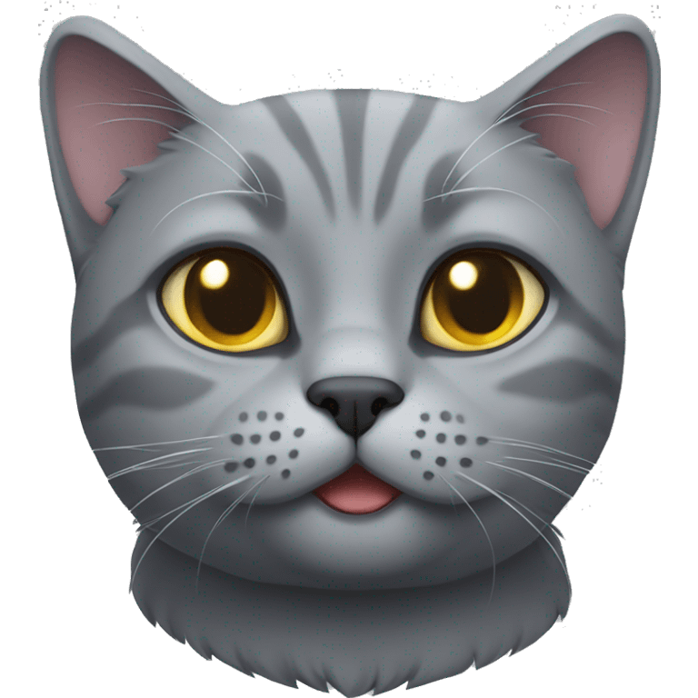 British gray cat  emoji