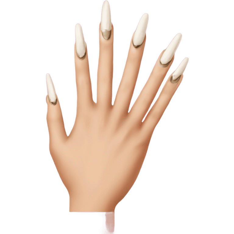 French long nails emoji