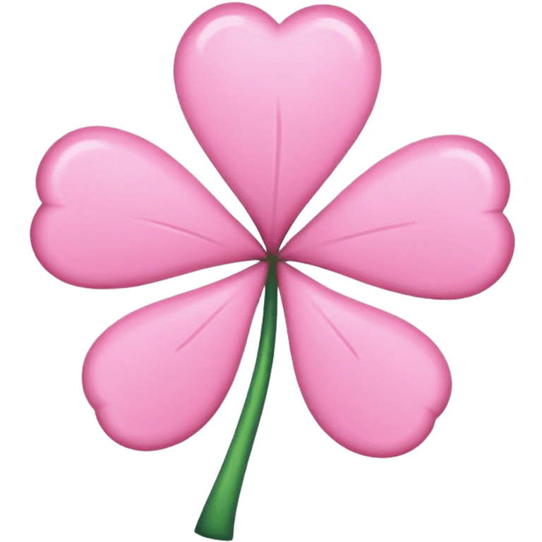 pink shamrock emoji