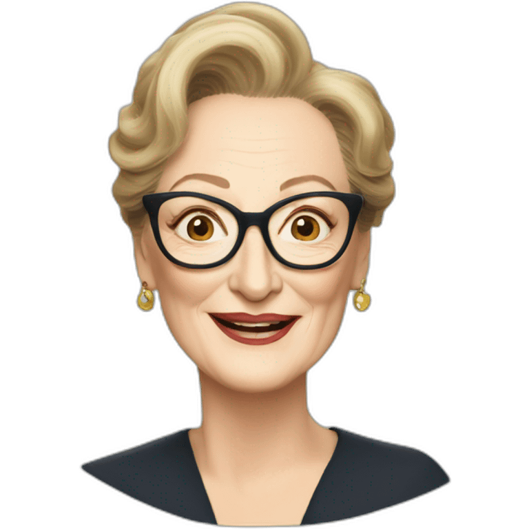 Meryl streep emoji