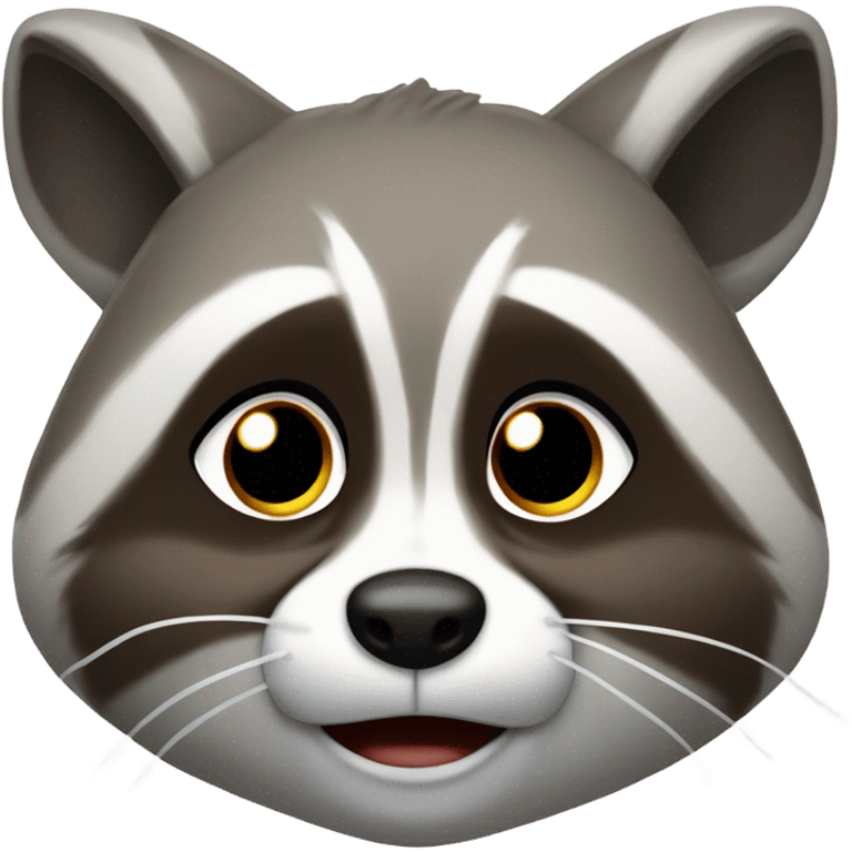 Upset raccoon  emoji