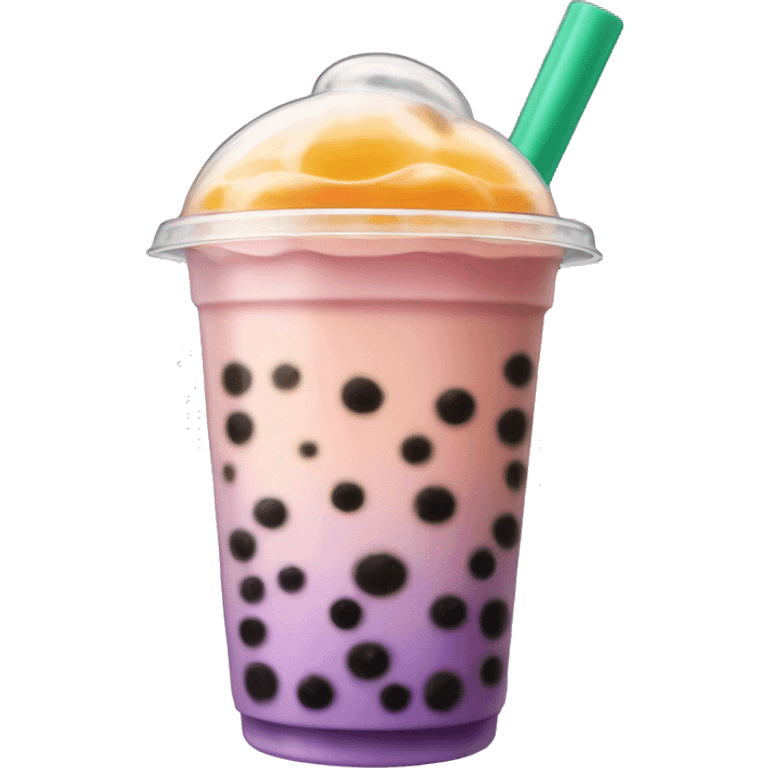 Bubble tea with extra boba emoji