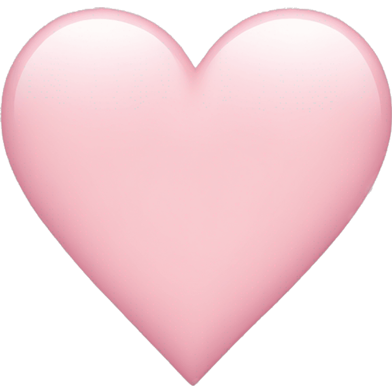 Light pink heart emoji