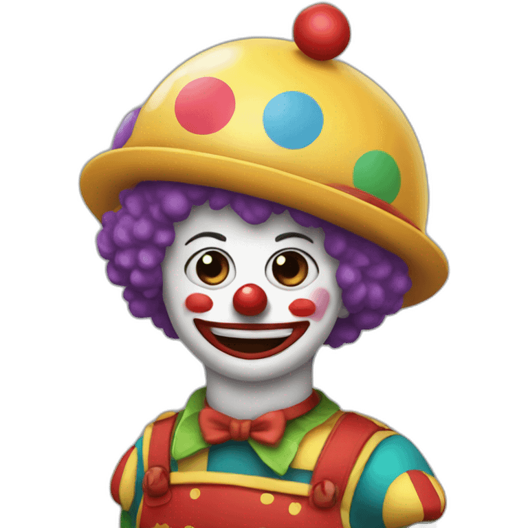 clown with helment emoji