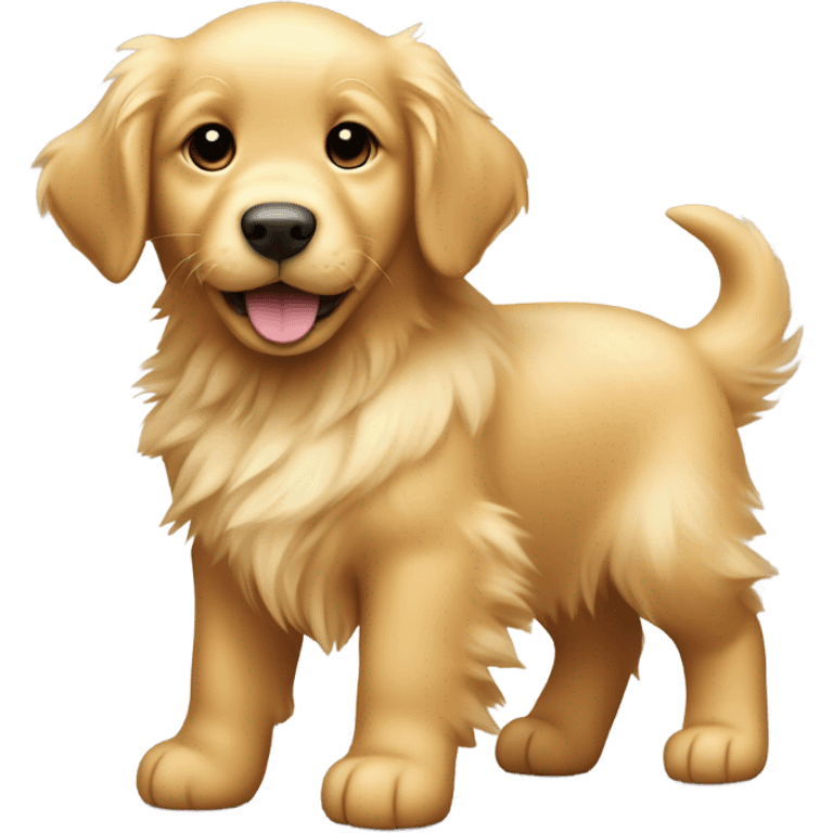 Cute Golden Retriever  emoji