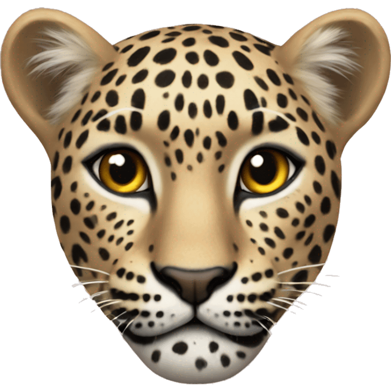 Coeur leopard emoji