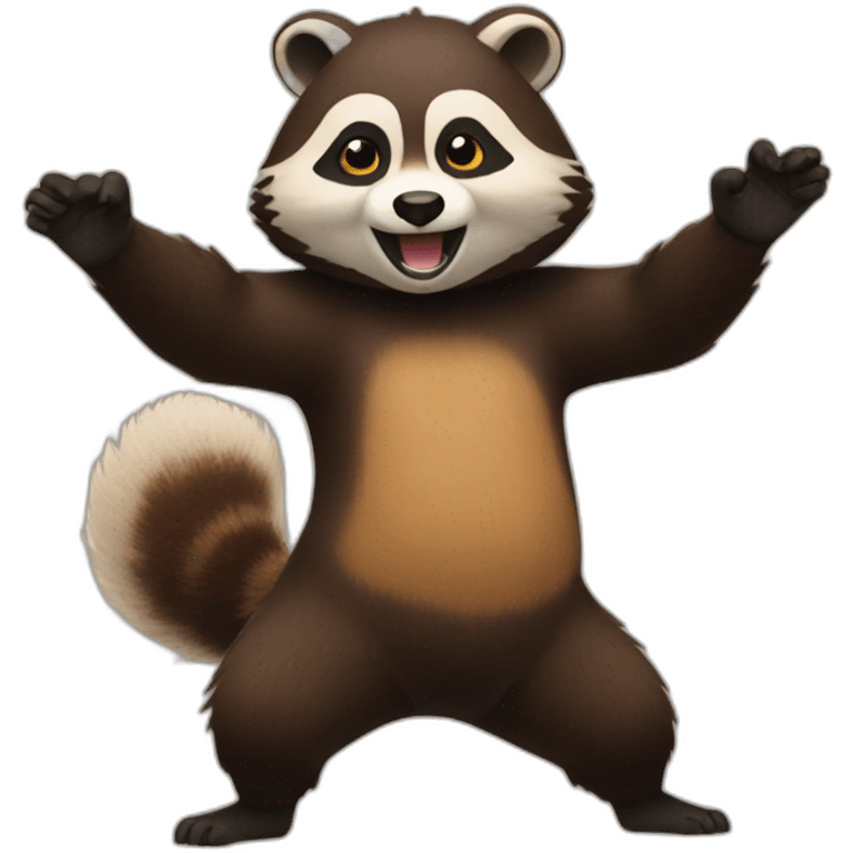 tanuki dances emoji